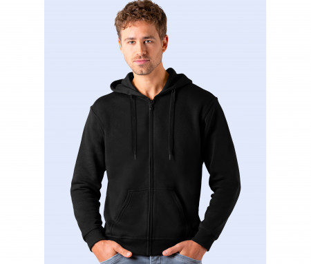 ZIP THROUGH HOODED