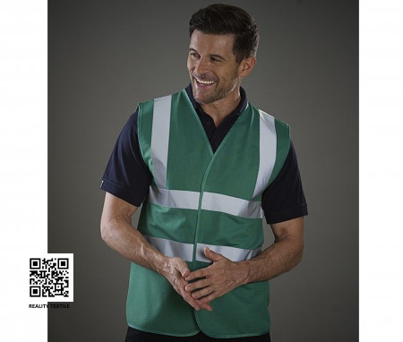 HI-VIS 2-BAND AND BRACES WAISTCOAT