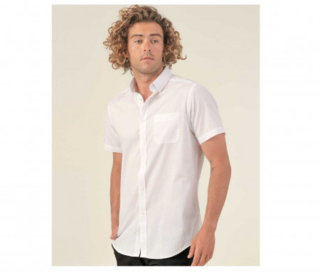 POPLIN SHORT SLEEVE SHIRT