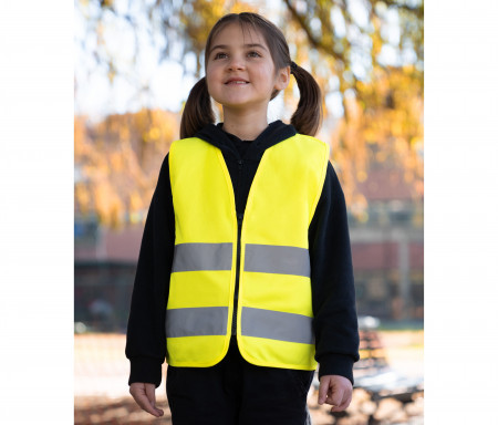 SAFETY VEST FOR KIDS WITH ZIPPER